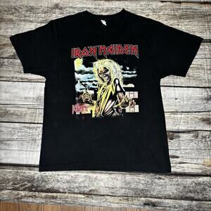 Iron Maiden Eddie Killers Cover Graphic Black T Shirt Mens Size Large